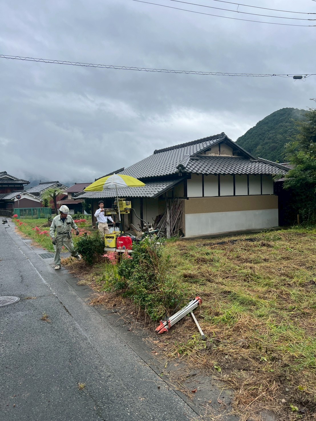 地盤調査：西脇市OS様邸