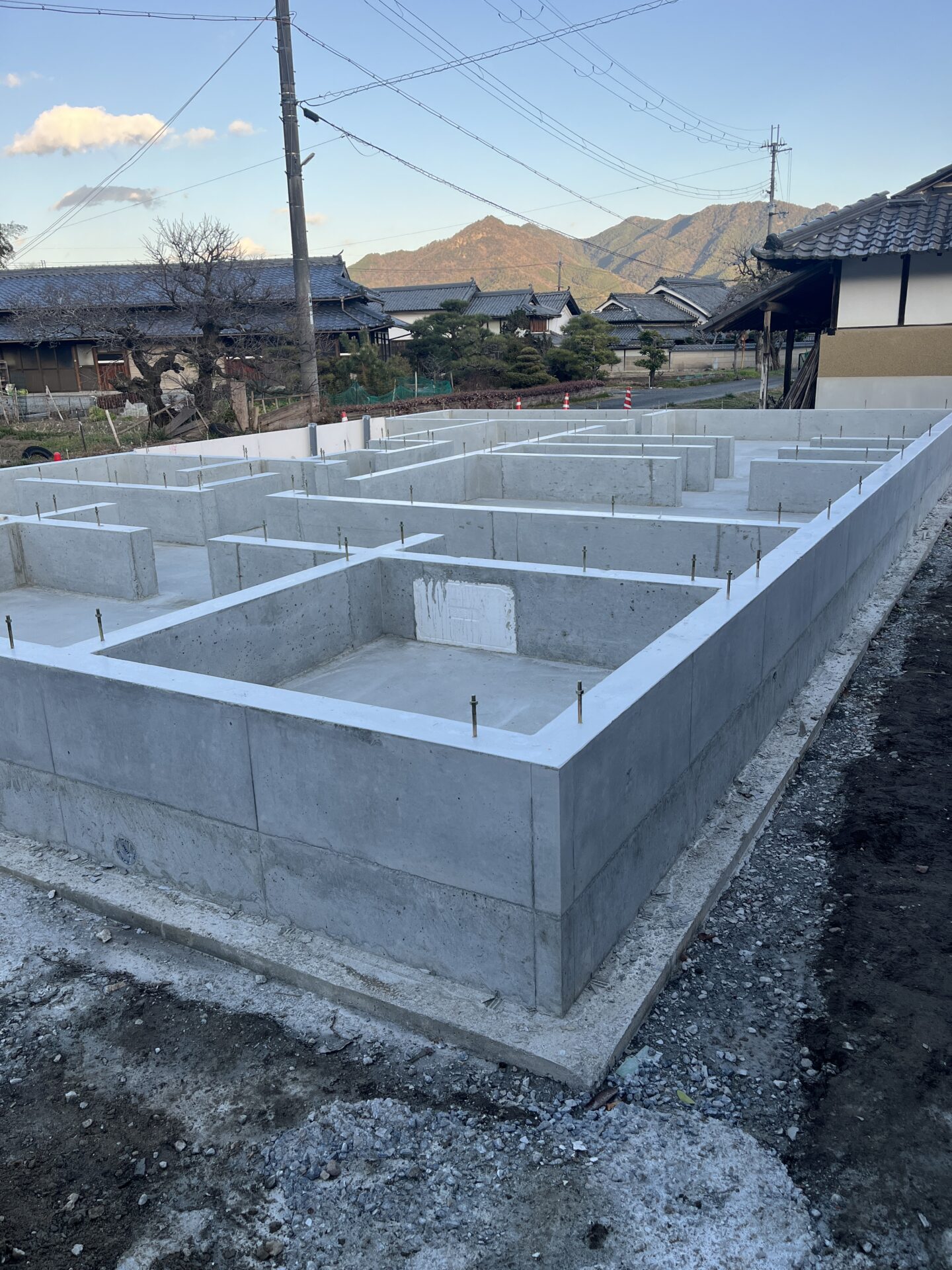 基礎工事完了：西脇市OS様